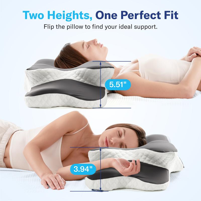 Ergonomic Cervical Memory Foam Pillow