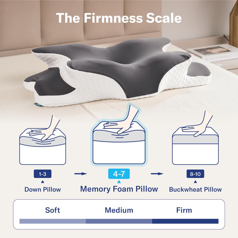 Ergonomic Cervical Memory Foam Pillow