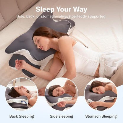 Ergonomic Cervical Memory Foam Pillow