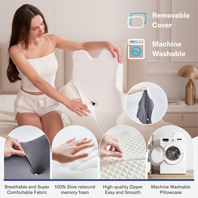 Ergonomic Cervical Memory Foam Pillow